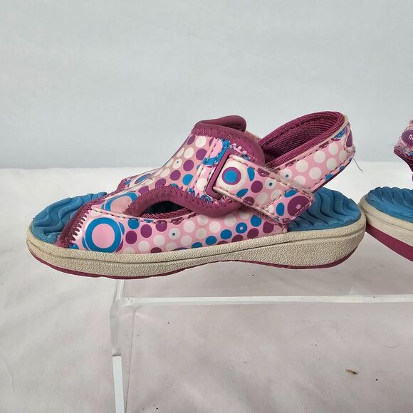 Nike Lil' Sunray Adjust II Protect Toddler 5C Pink Polka Dot 313057 161 - Picture 5 of 16